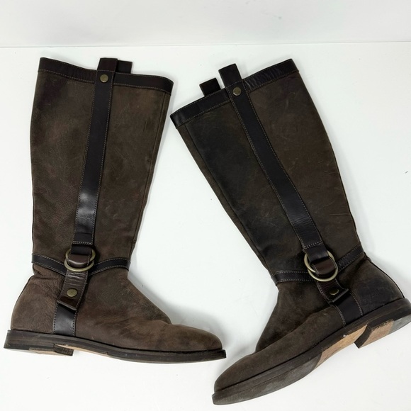 Cole Haan Shoes - Cole Haan Air Liberty Vintage Leather Riding Boots Brown Size 6